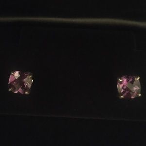 Gorgeous Tiffany and Co Purple Amethyst earrings